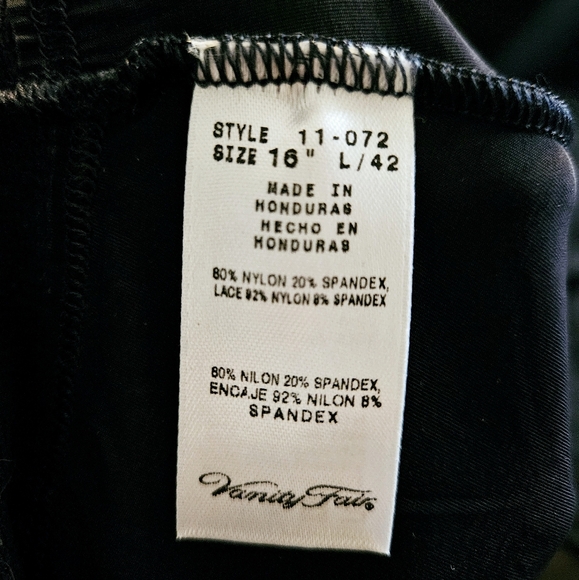 Vanity Fair black half slip L - Picture 5 of 5